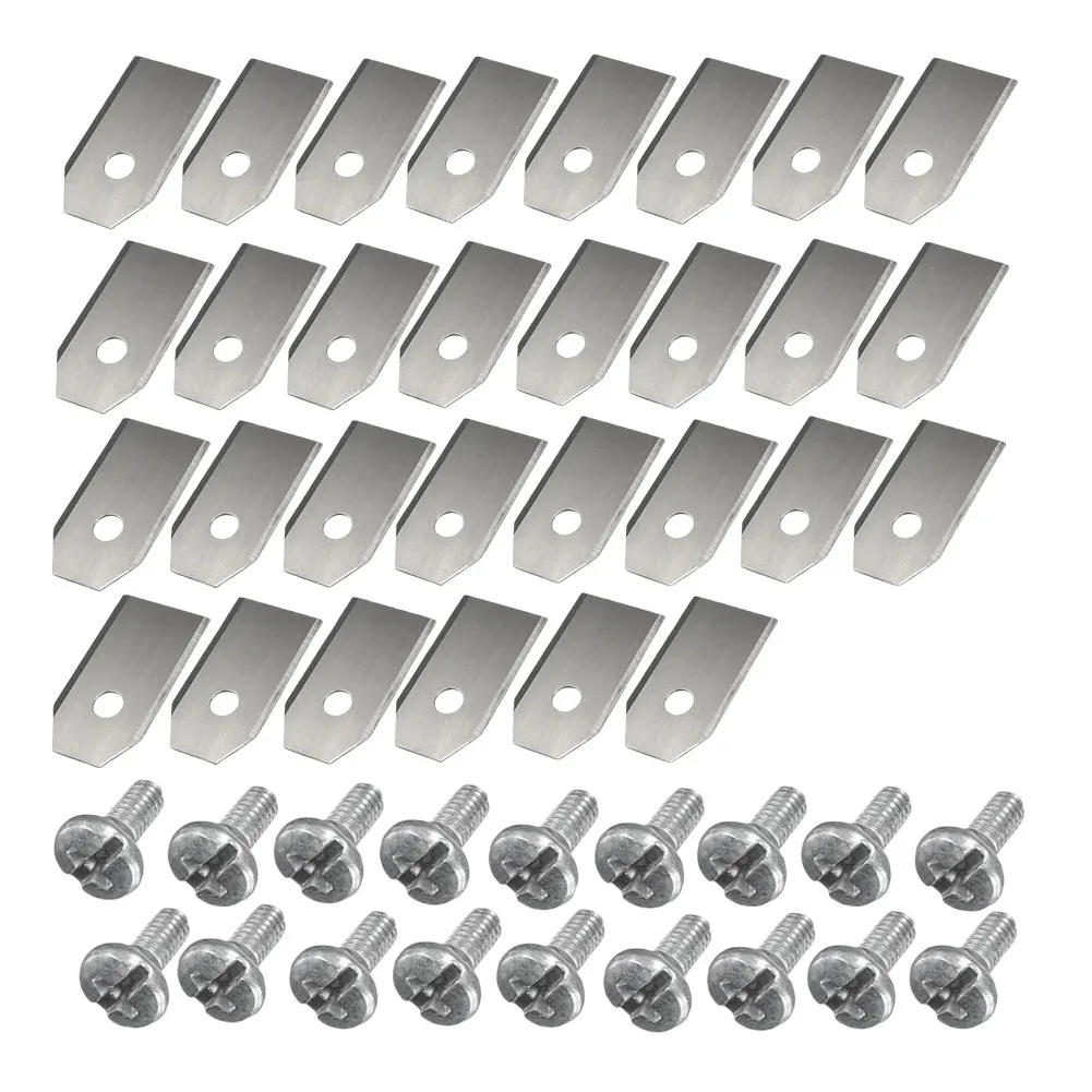Urban Farming Kit - 30PCS Lawn Mower Cutting Blades Set