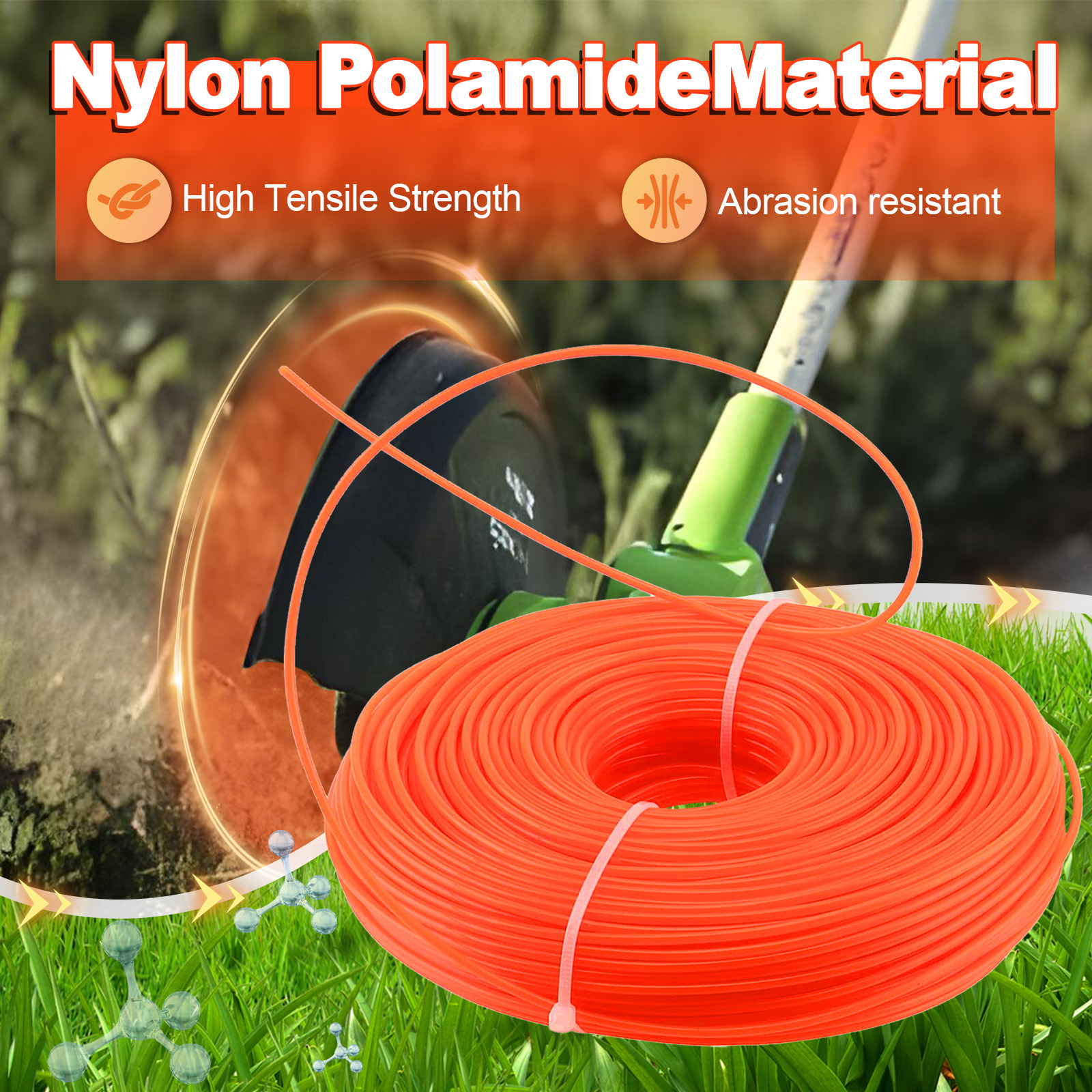 1.6mm～3mm*15M Round Nylon Trim - đánh giá và giá Urban Farming Kit