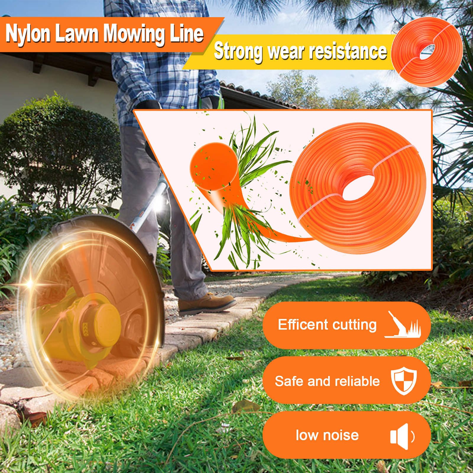 1.6mm～3mm*15M Round Nylon Trim - đánh giá và giá Urban Farming Kit